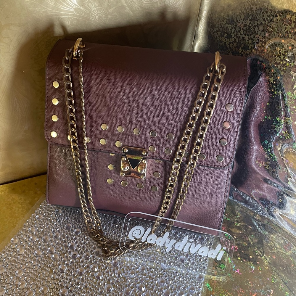 Platanitos Golden Chained Shoulder bag